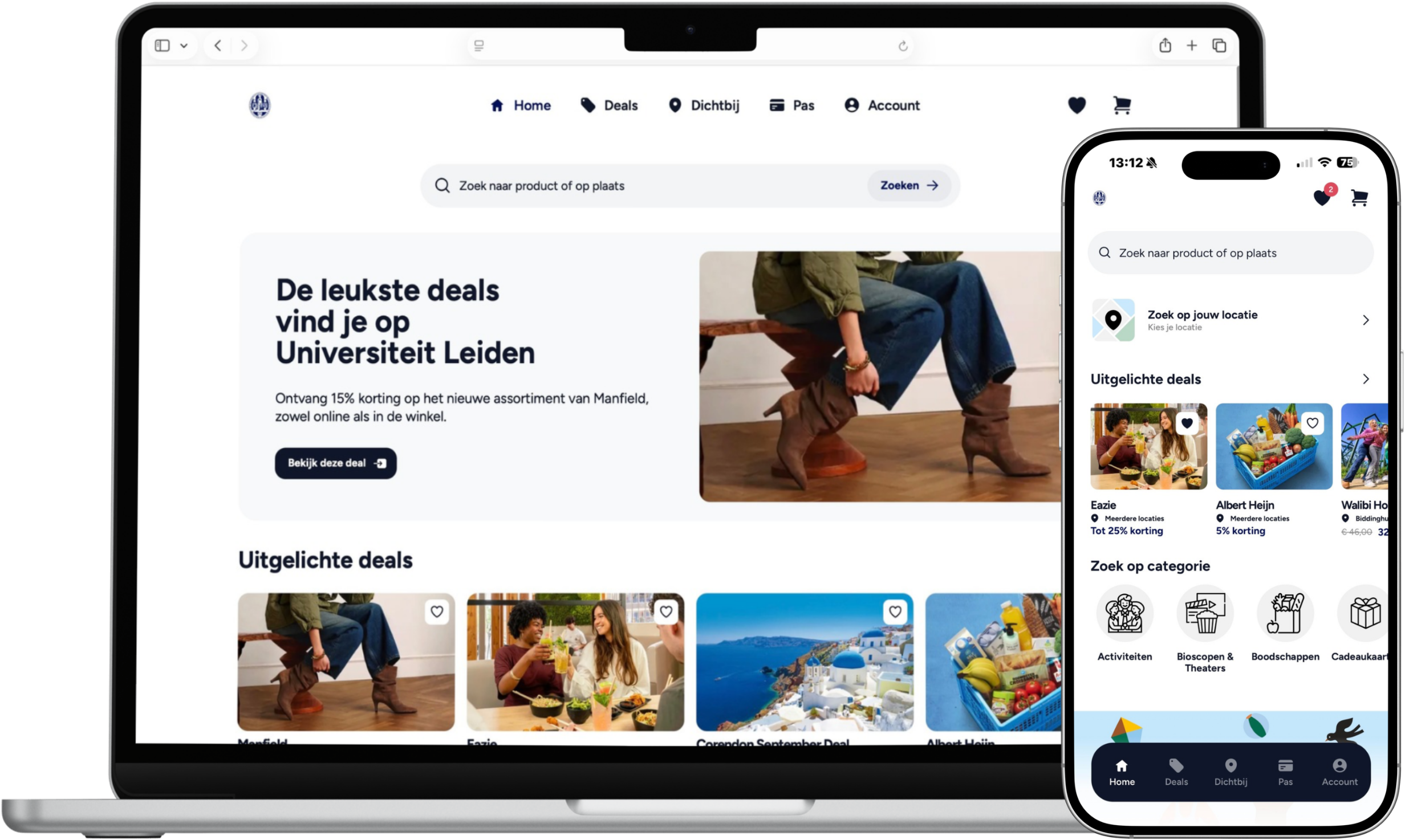 Het CompanyPass-platform op laptop en telefoon