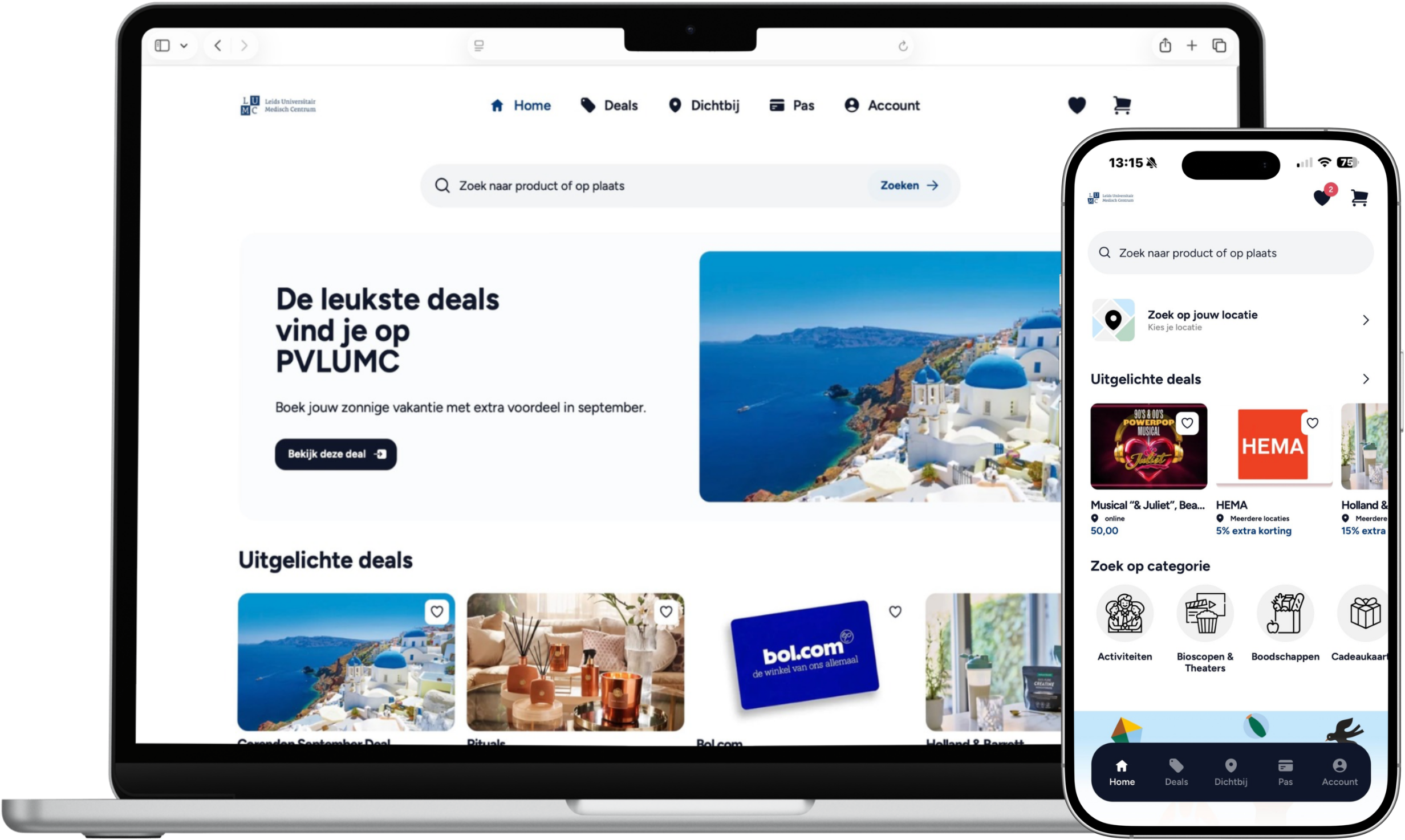Het CompanyPass-platform op laptop en telefoon